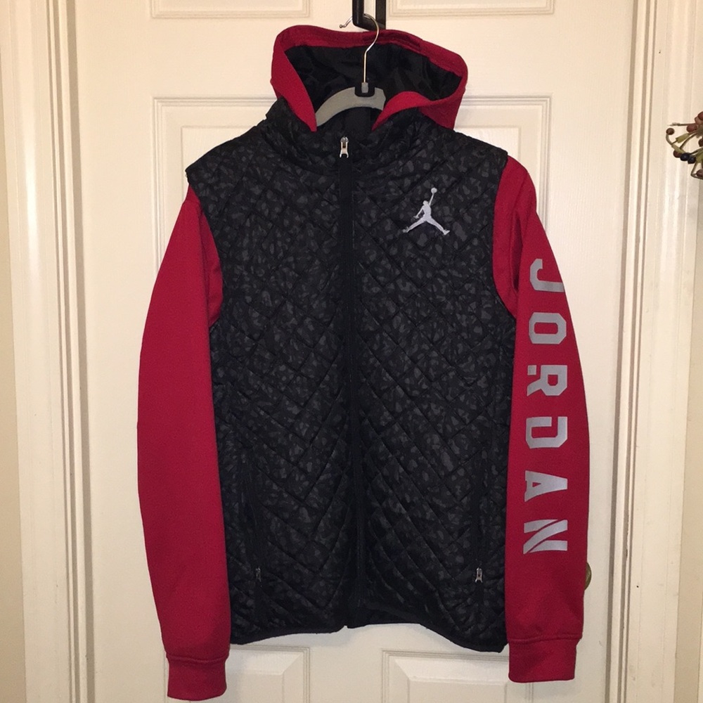 Boys Jordan hooded jacket.